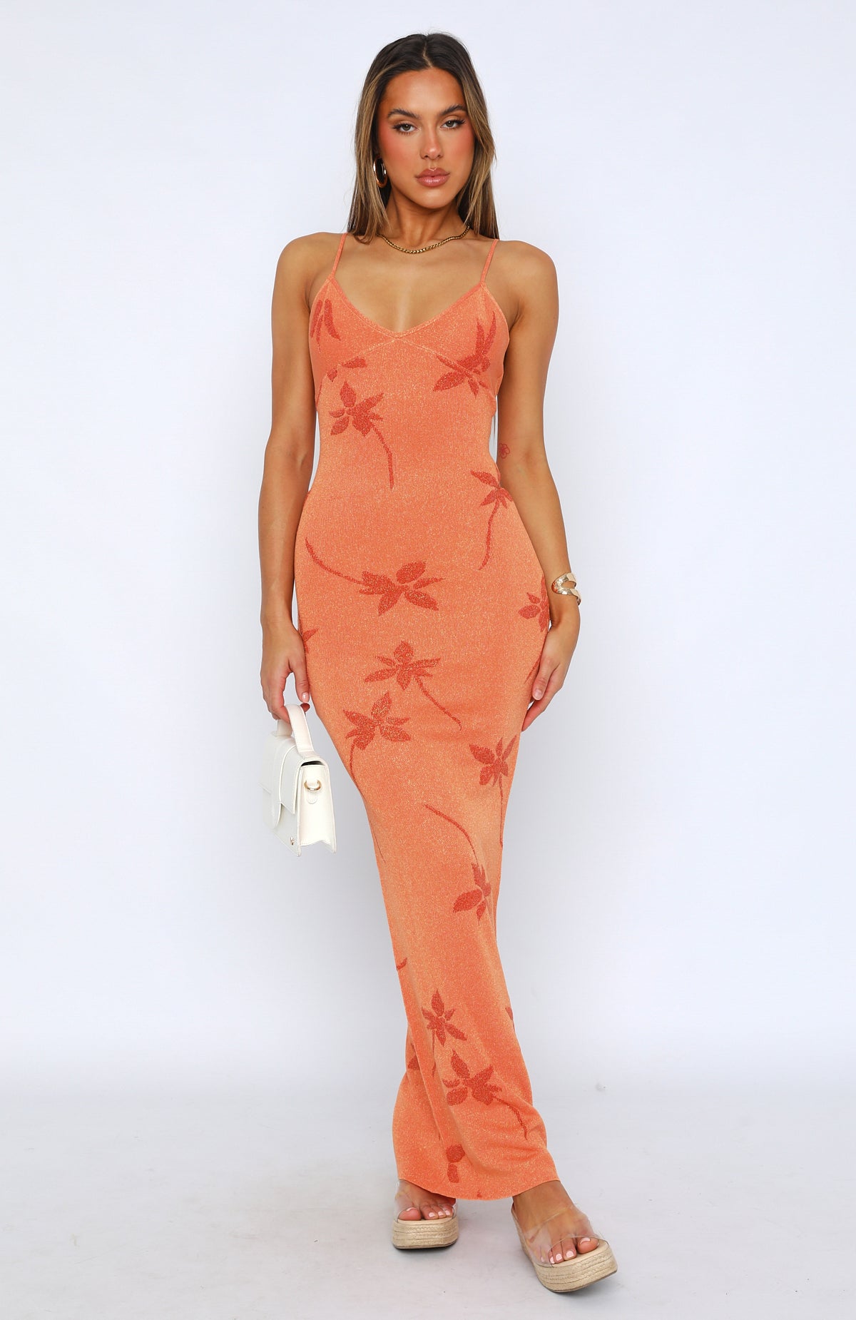Clementine Orange Dress