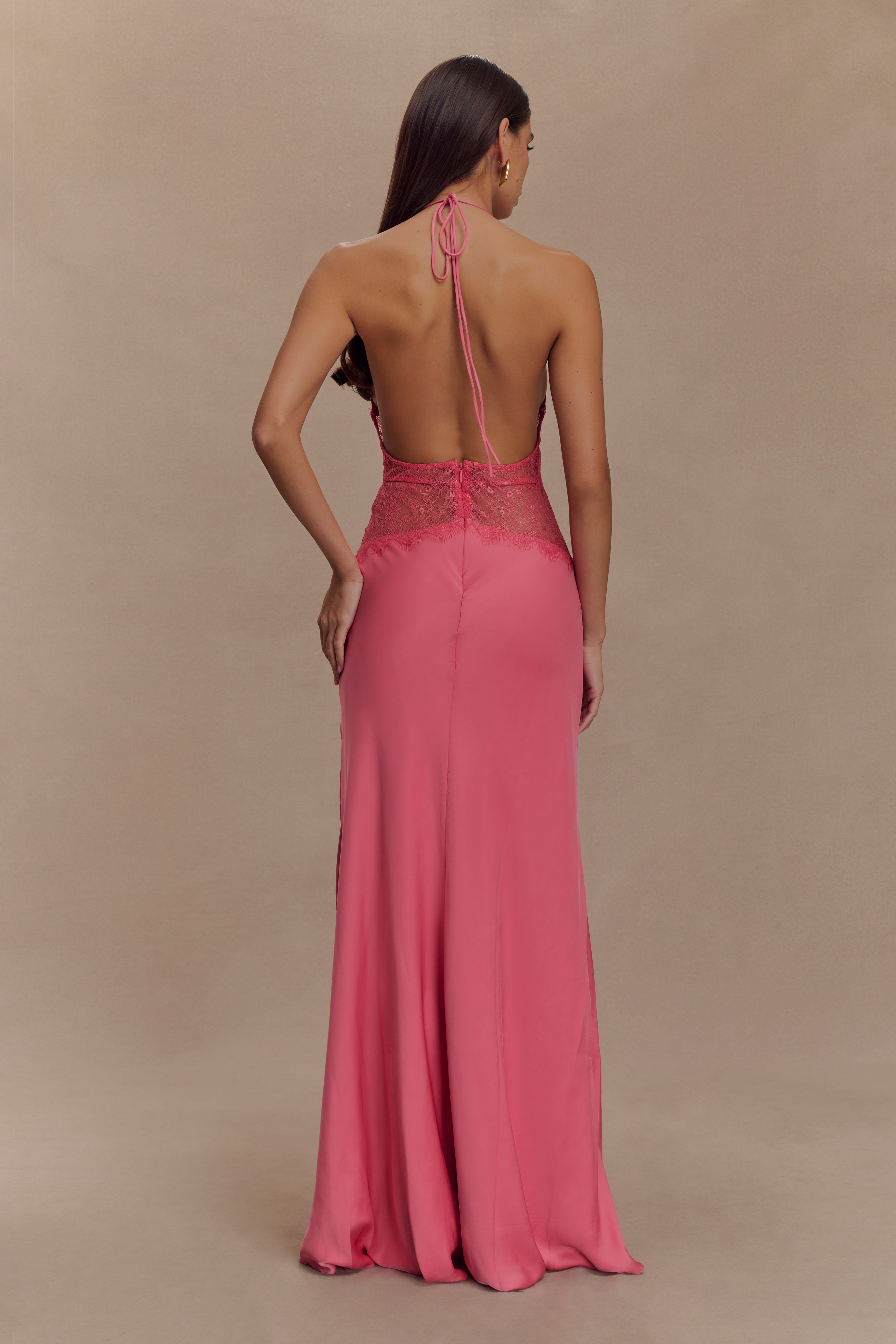 Satiny Maxi Summerdress