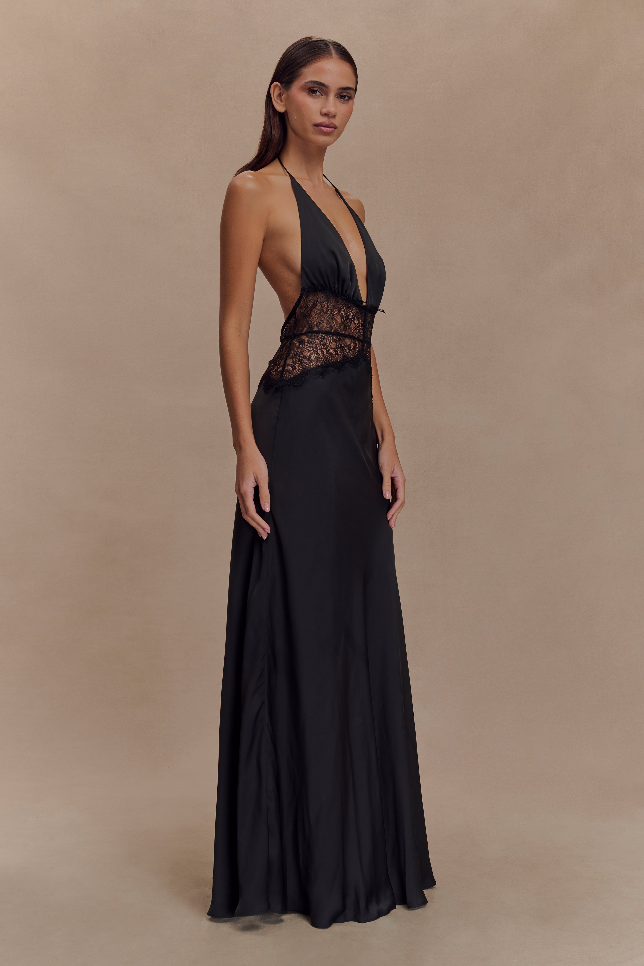 Satiny Maxi Summerdress