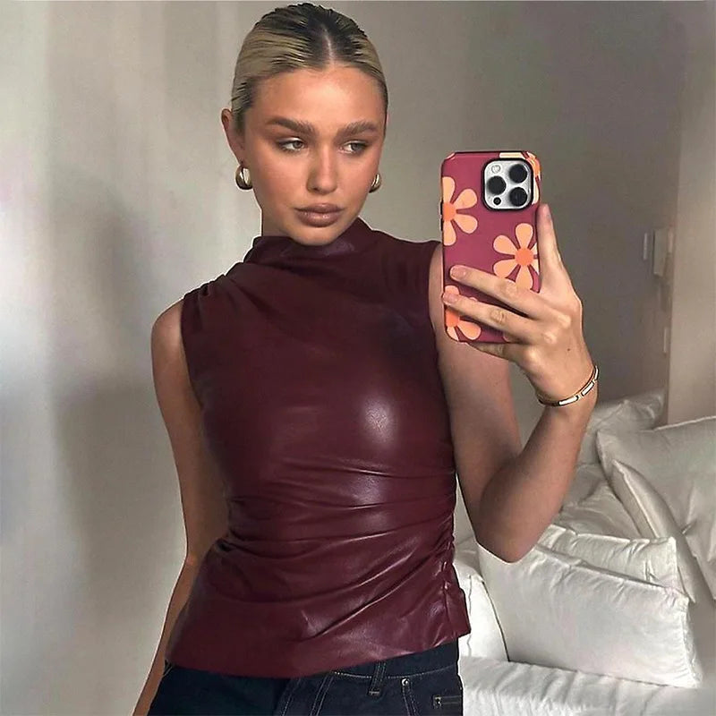 Burgundy Divaya Top