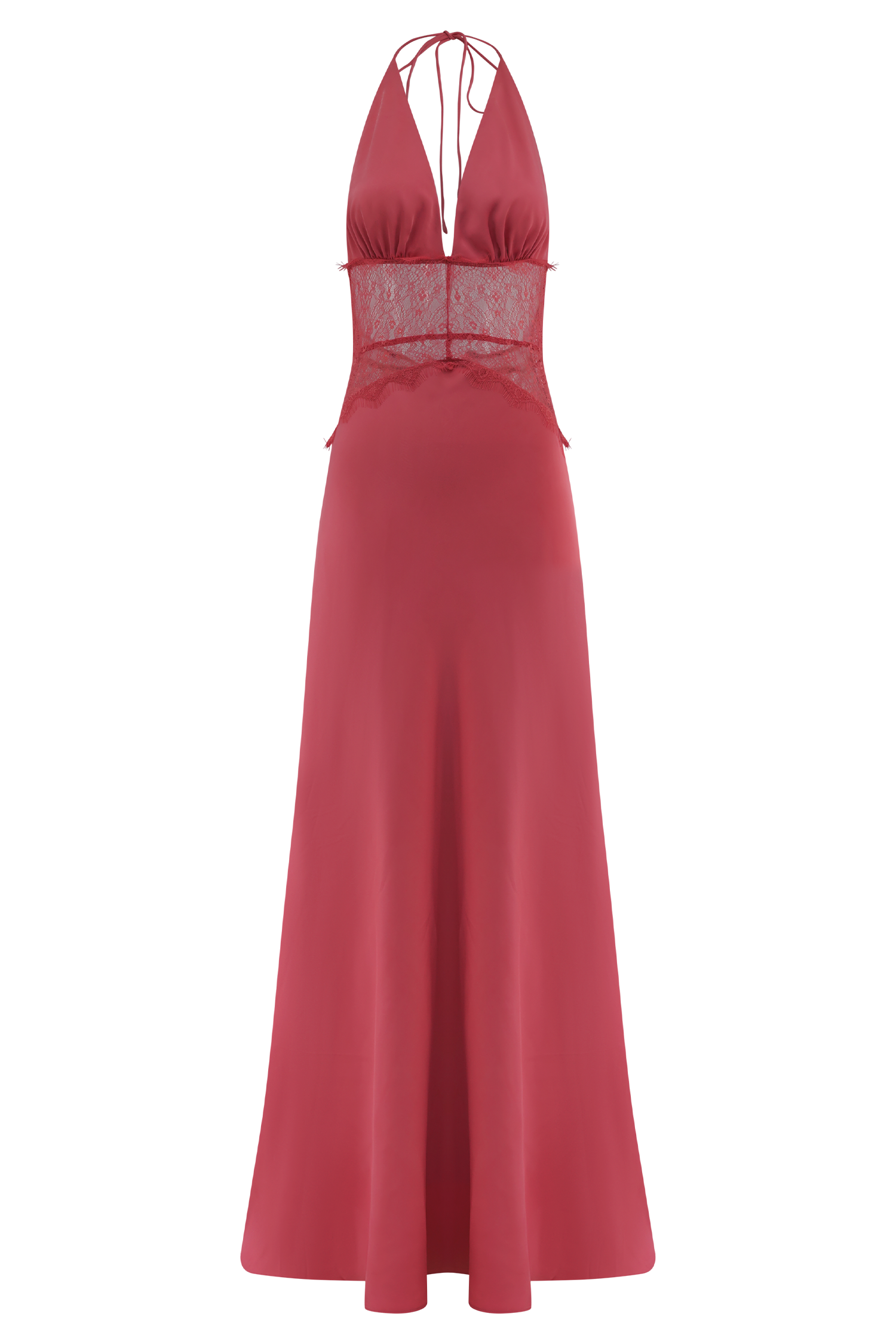 Satiny Maxi Summerdress