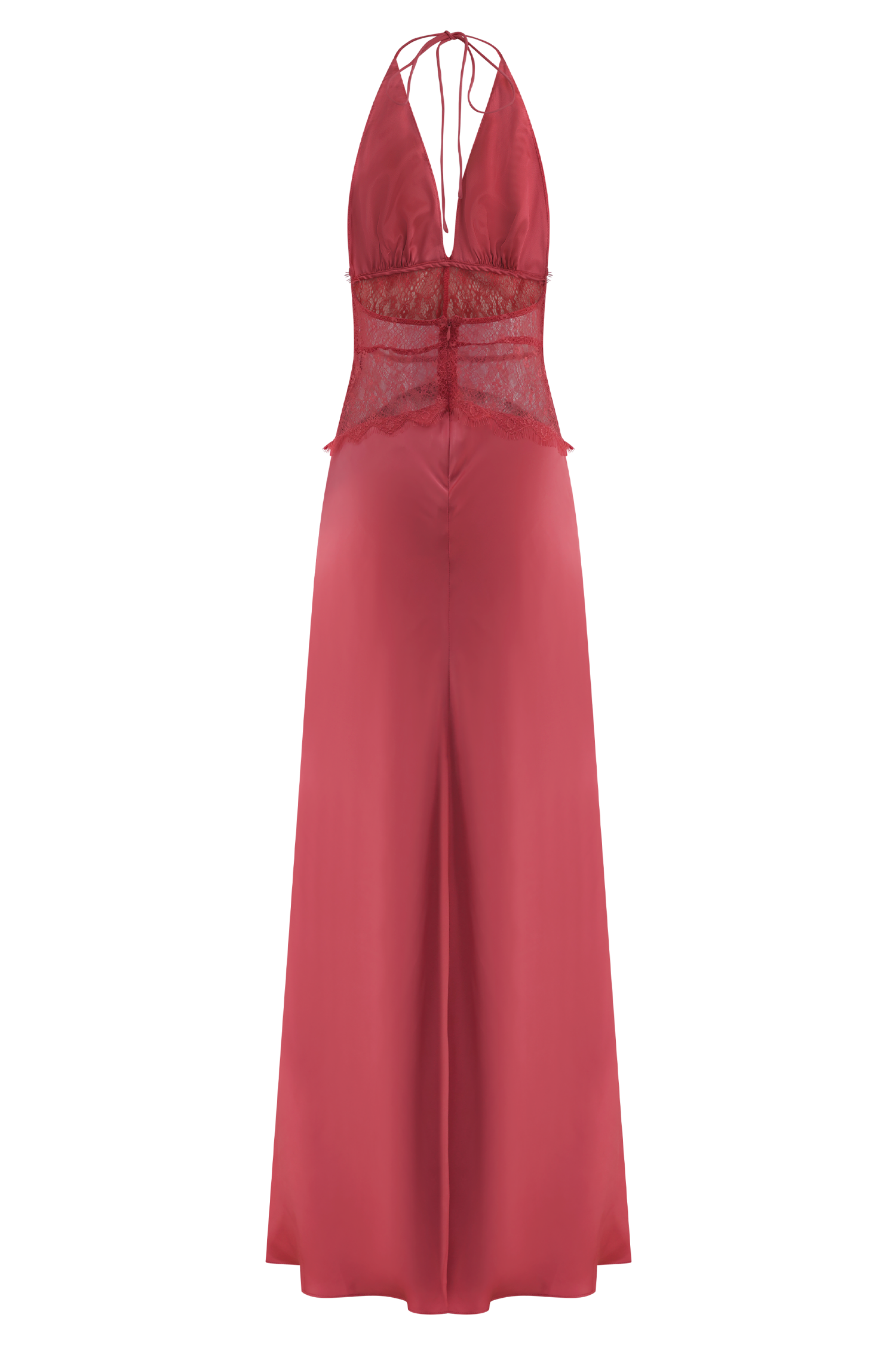 Satiny Maxi Summerdress