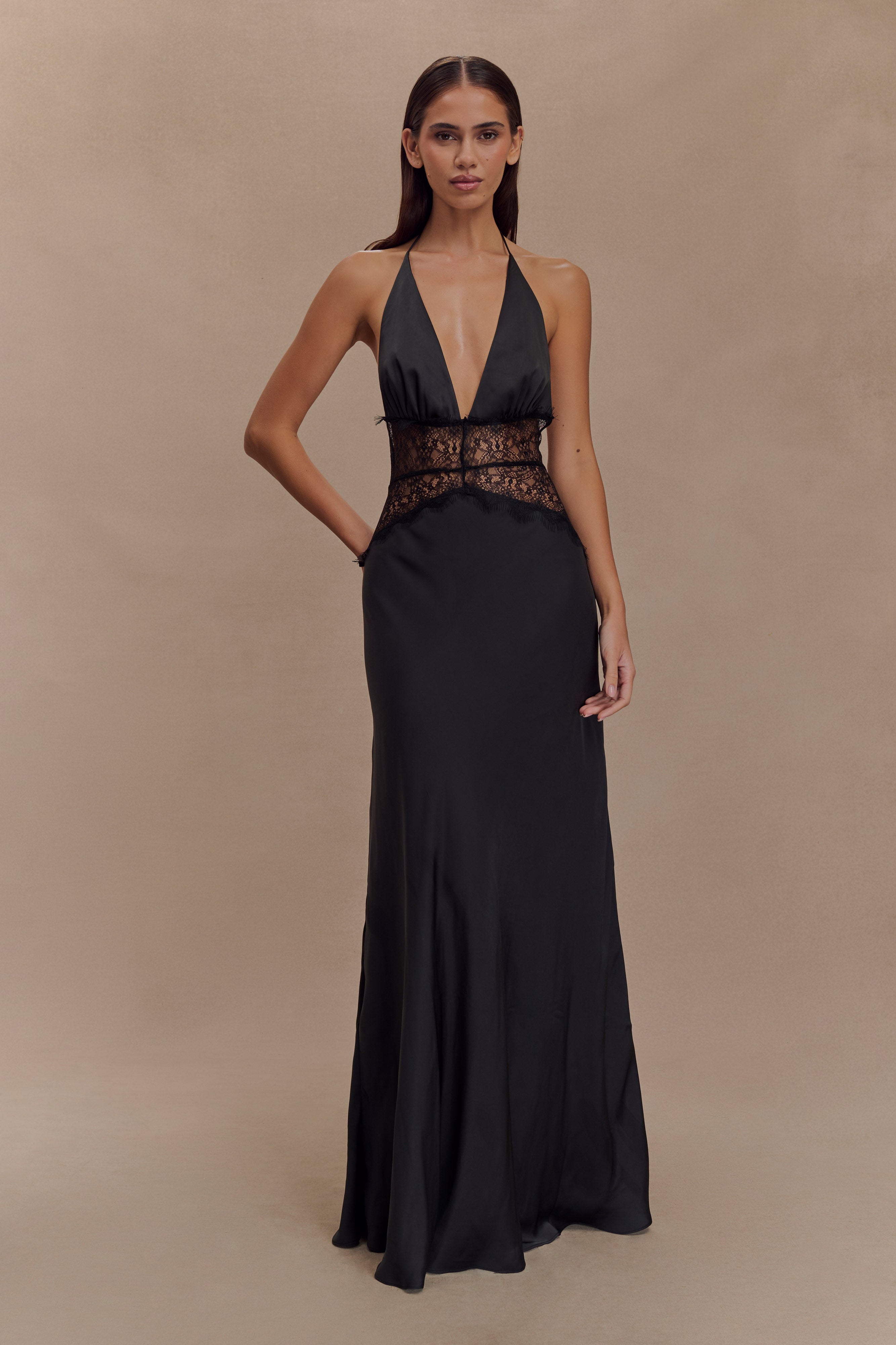 Satiny Maxi Summerdress