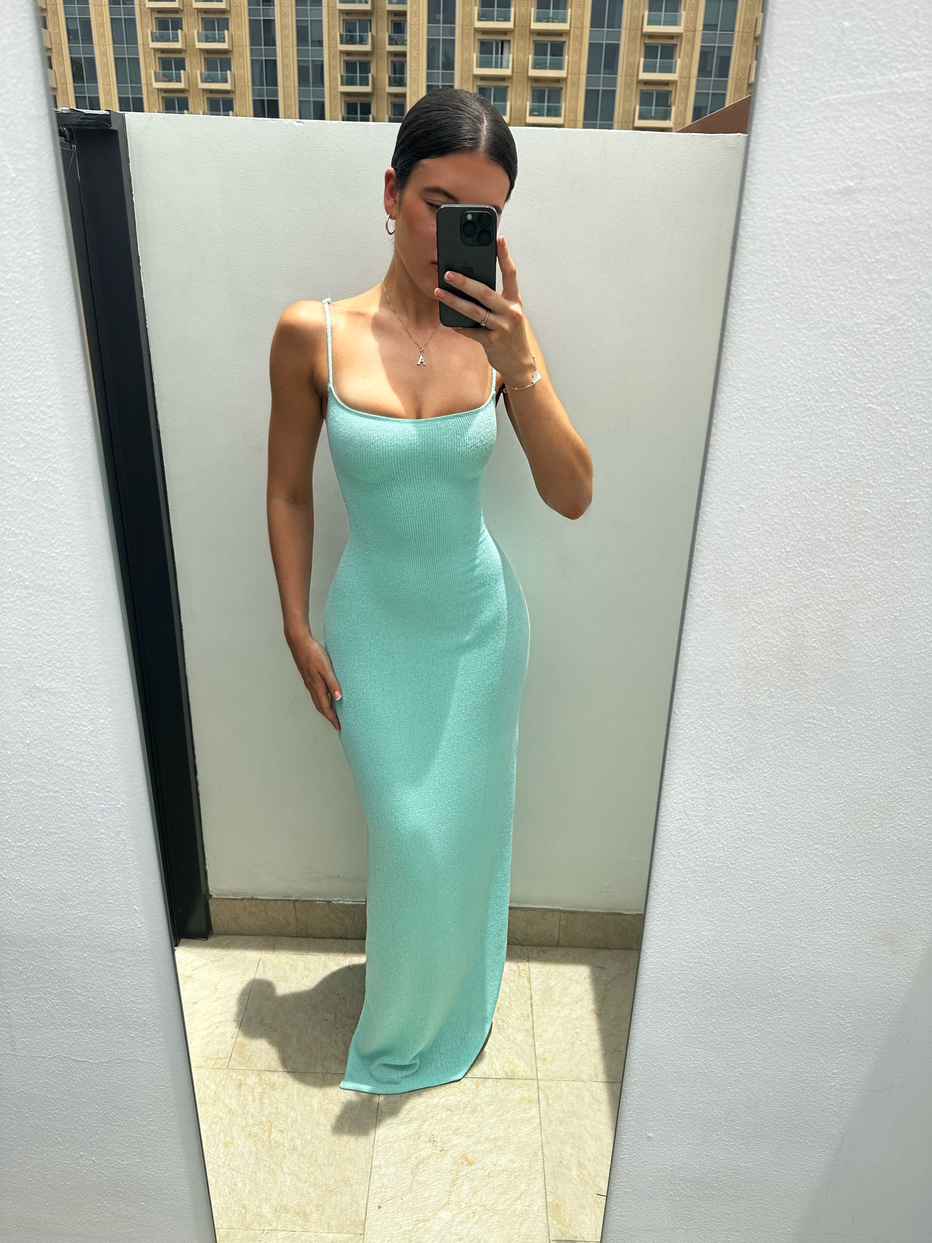 Santorini Lagoon Dress